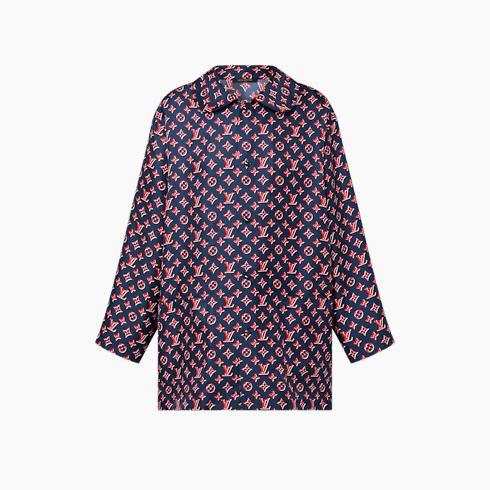 Tricolor Monogram Pajama Shirt