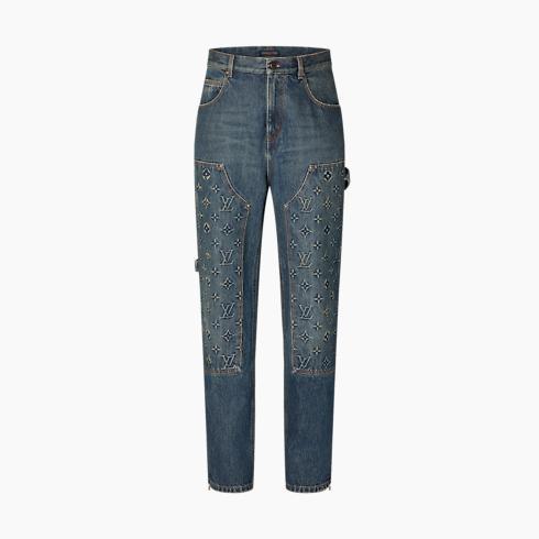 Workwear Denim Carpenter Pants