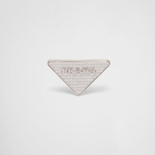 Crystal Logo Jewels left earring