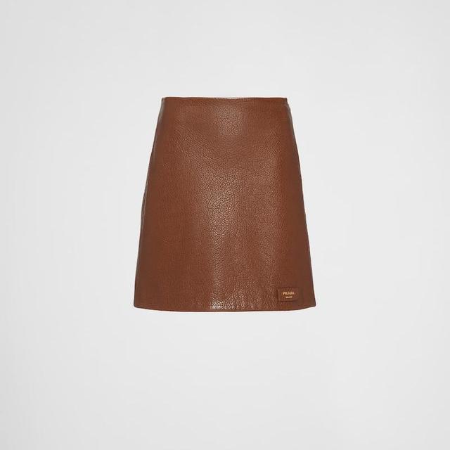 Nappa Leather Skirt