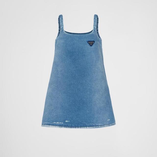 Organic Denim Mini-Dress