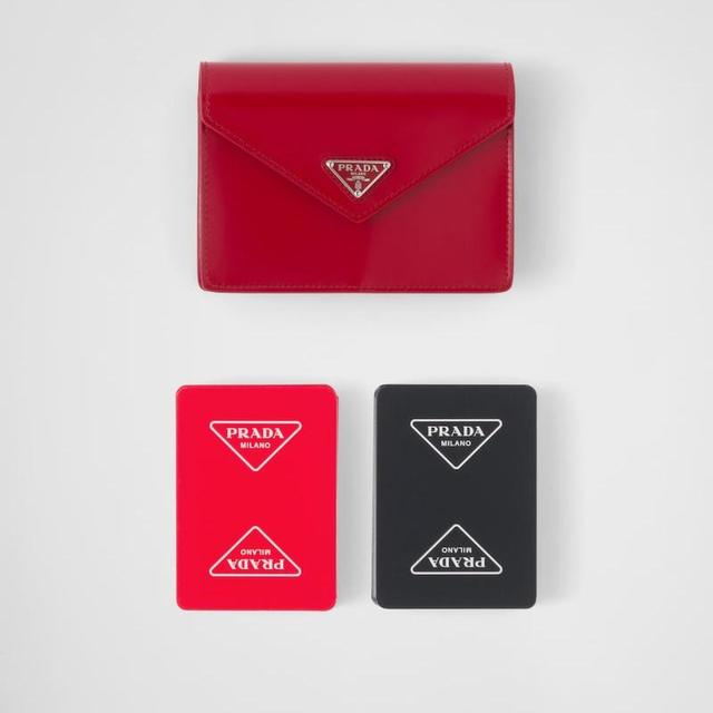 Playing Cards With Leather Case