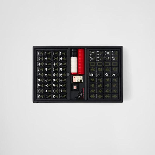 Saffiano Leather Mahjong Game