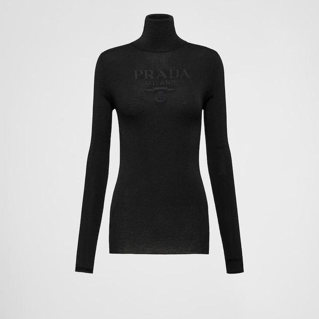 Superfine Wool Turtleneck Sweater