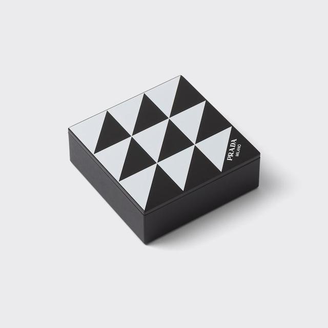 Wood and Saffiano Leather Box