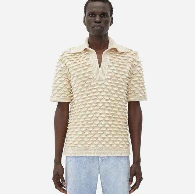 Fish Scale Wool Polo