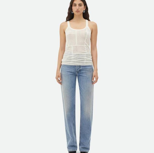 Pointelle Cotton Tank Top