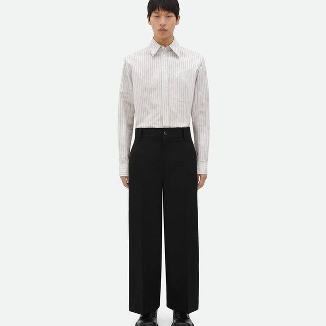 Sartorial Wool Cropped Pants