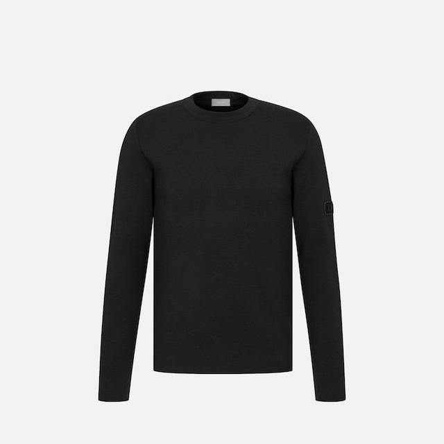 'Dior' Patch Sweater