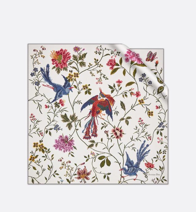 Dior Birds 90 Square Scarf