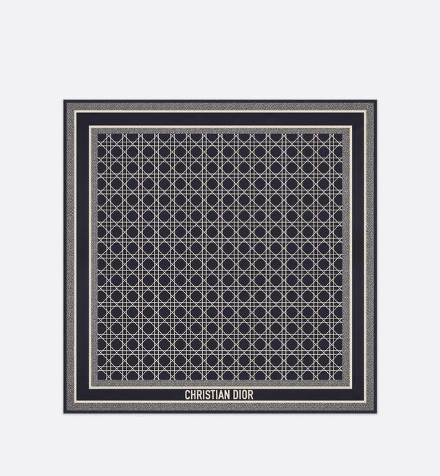 Dior Cannage 90 Square Scarf