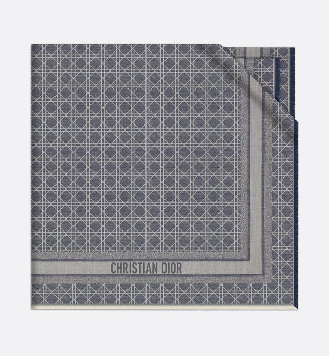 Dior Cannage Denim Shawl