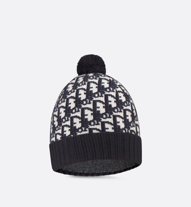 Dior Oblique Pompom Beanie