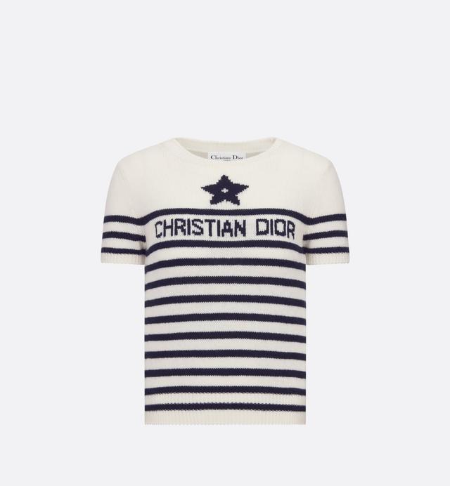 Dioriviera Marinière Short-Sleeved Sweater