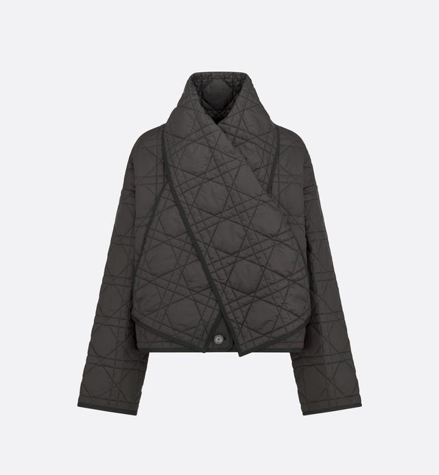 Macrocannage Peacoat With Criss Cross Collar