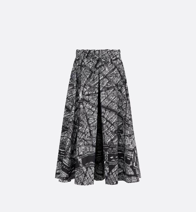 Mid-Length Open-Front Skirt