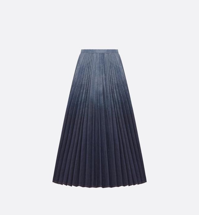 Pleated Mid-Length Skirt