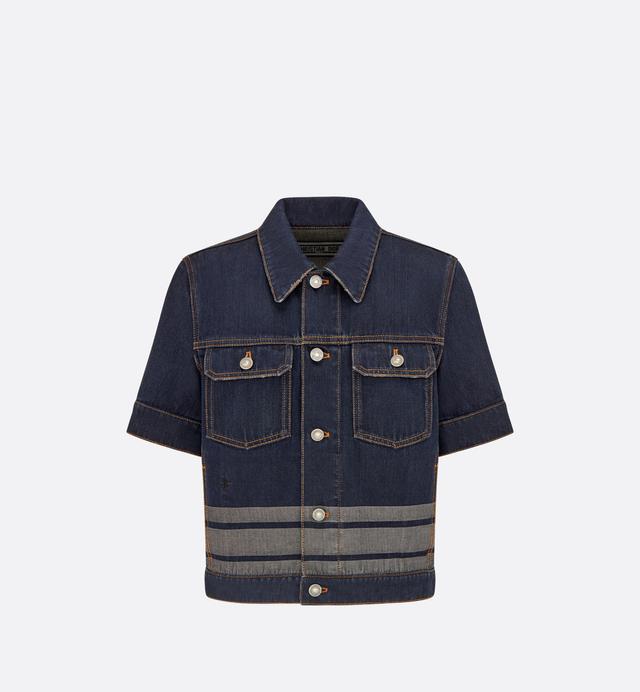 Short-Sleeved Denim Couture Jacket
