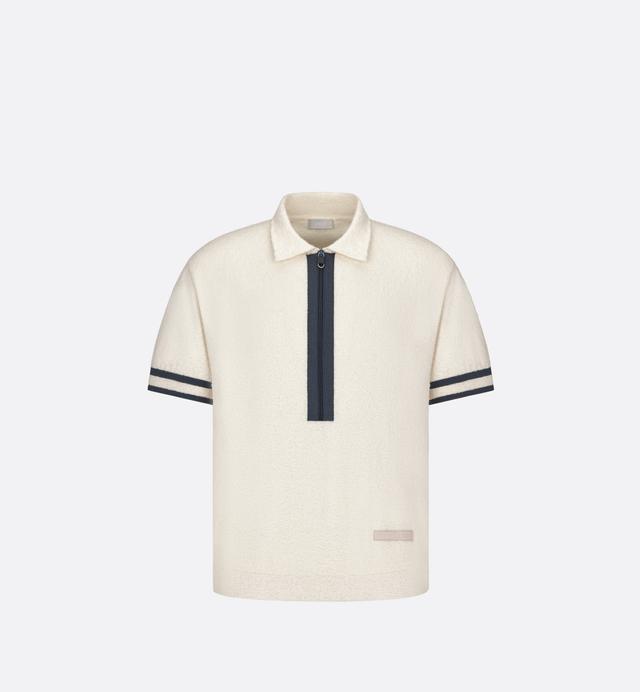 Short-Sleeved Sweater With Zipper