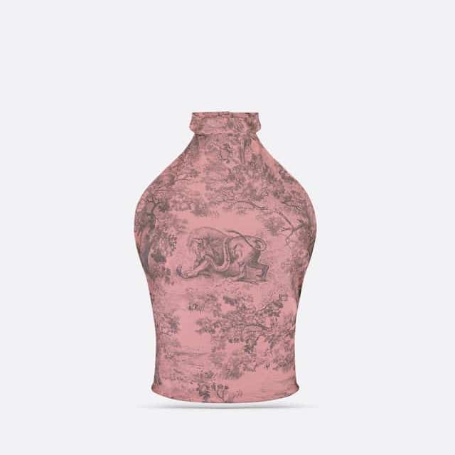Toile De Jouy Sauvage Dior Silk Top