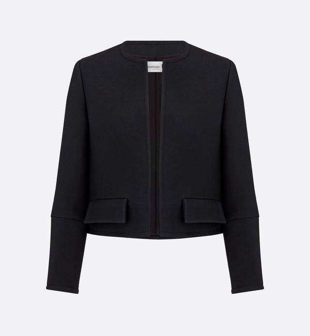 V12 Cropped Open Jacket