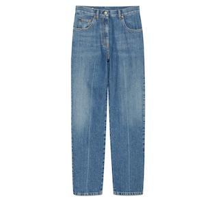 '80s Fit Denim Pant With Horsebit