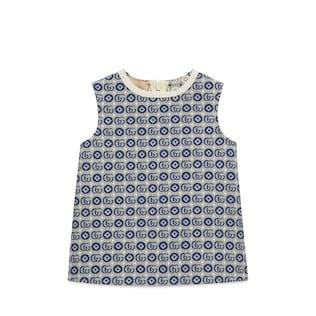 Baby Double G Cotton Dress