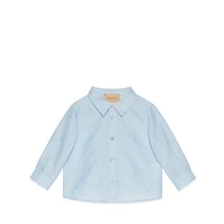Baby Double G Star Cotton Shirt