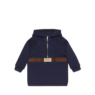 Baby Cotton Jacket With Gucci Label
