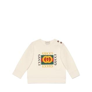 Baby Sweatshirt With Gucci Logo