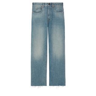 Baggy Stonewashed Denim Pant