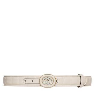Belt With Interlocking G Buckle