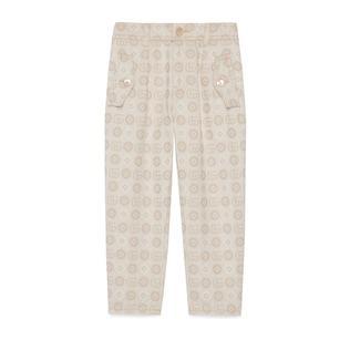 Children's Double G Geometric Denim Pant