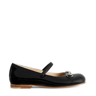 Children's Ballet Flat With Horsebit