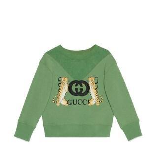 Children's Cotton Sweatshirt With Patch