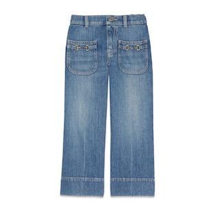 Children's Denim Pant With Horsebit