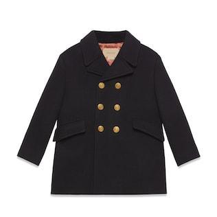 Children's Textured Wool Coat