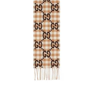 Childrens Gg Wool Blend Scarf