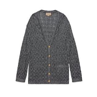 Chunky Cable Knit Viscose Cardigan
