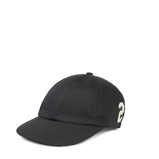 Cotton Canvas Baseball Hat With Gucci Patch