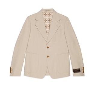 Cotton Formal Jacket With Embroidery