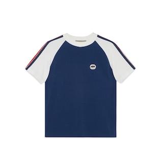 Cotton Jersey T-Shirt With Patch