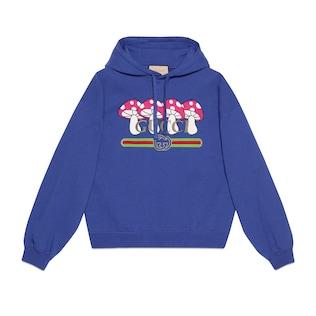 Cotton Jersey Hooded Sweatshirt