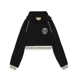 Cotton Jersey Hooded Sweatshirt
