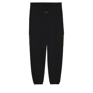Cotton Jersey Jogging Pant With Web