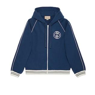 Cotton Jersey Sweatshirt With Patch