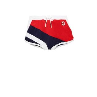 Cotton Piquet Short With Interlocking G