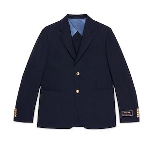 Cotton Wool Mohair Formal Jacket