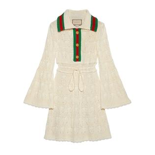 Crochet Cotton Dress With Web