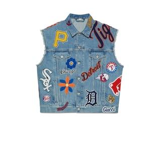 Denim Vest With Mlb™ Patches